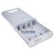 Soshine E3S White - повербанк на 4 аккумулятора 18650 на 2 порта USB 5V 3.5A, белый цвет корпуса