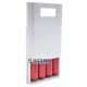 Soshine E3S White - повербанк на 4 аккумулятора 18650 на 2 порта USB 5V 3.5A, белый цвет корпуса