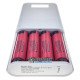 Soshine E3S White - повербанк на 4 аккумулятора 18650 на 2 порта USB 5V 3.5A, белый цвет корпуса