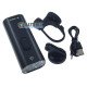 Велосипедный фонарь Soshine TB1 V2 с зарядкой от USB Type-C и Повербанком, крепление на руль в комплекте