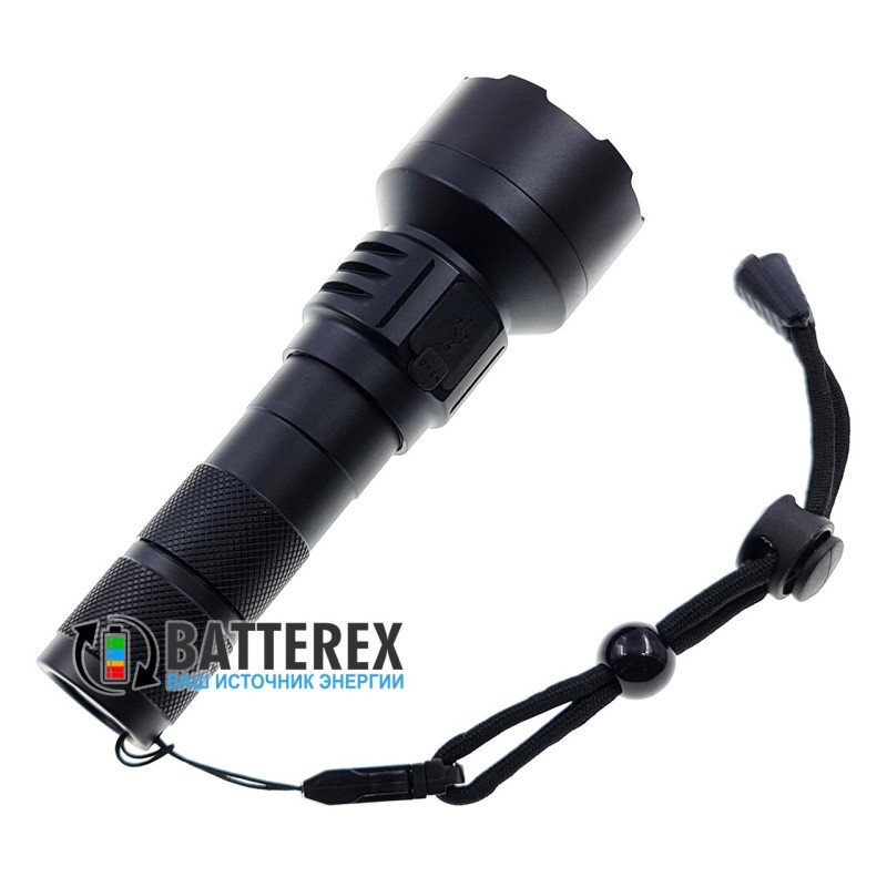Яскравий водозахищений ліхтар Ліхтарик Soshine TC15 USB з вбудованою зарядкою від USB