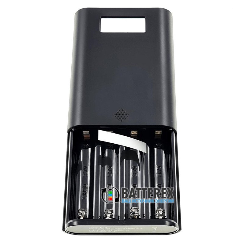 Soshine E3S Black - повербанк на 4 аккумулятора 18650 на 2 порта USB 5V 3.5A