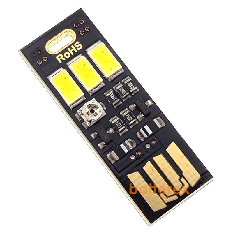 USB LED міні-світильник Soshine LED2 з датчиком освітленості