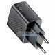 Сетевое USB зарядное устройство ACEFAST A98 GaN Fast Dual Port Charger C+U PD 30W Black на 2 порта USB+Type-C c быстрой зарядкой QC3.0 и PD