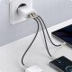 Зарядное устройство USB на 3 порта Baseus Compact Quick Charger 2U+C 30W White c быстрой зарядкой QC3.0 и PDстрой зарядкой QC3.0 и PD