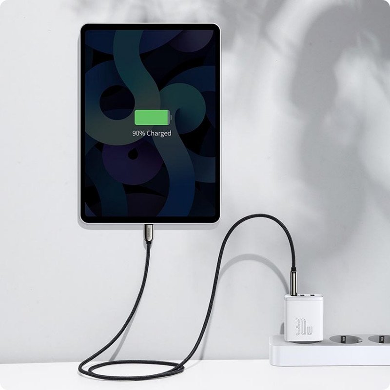 Зарядное устройство USB на 3 порта Baseus Compact Quick Charger 2U+C 30W White c быстрой зарядкой QC3.0 и PDстрой зарядкой QC3.0 и PD