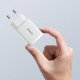 Baseus Compact Quick Charger C+U 20W White CCXJ-B02 зарядное устройство на 2 порта USB+Type-C c быстрой зарядкой QC3.0 и PD