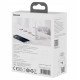 Baseus Compact Quick Charger C+U 20W White CCXJ-B02 зарядное устройство на 2 порта USB+Type-C c быстрой зарядкой QC3.0 и PD