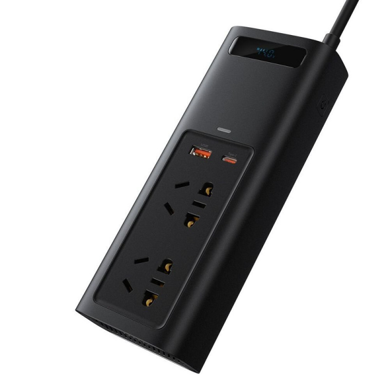 Інвертер автомобільний Baseus CRNBQ-A01 для перетворення 12V в 220V 150W