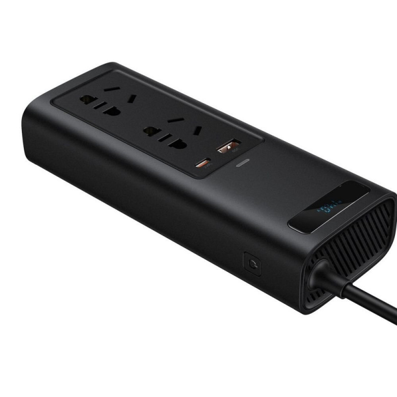 Інвертер автомобільний Baseus CRNBQ-A01 для перетворення 12V в 220V 150W