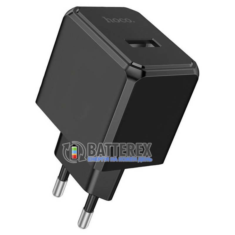 Сетевой USB блок питания HOCO CS11A 5V 2.1A 10.5W + кабель microUSB 1м, подходит для зарядных устройств, телефонов, гаджетов