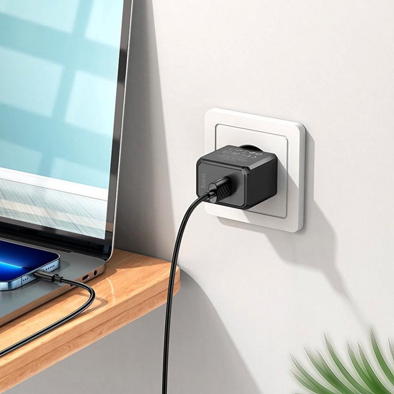 Сетевой USB блок питания HOCO CS11A 5V 2.1A 10.5W + кабель microUSB 1м, подходит для зарядных устройств, телефонов, гаджетов