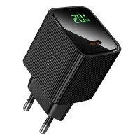 HOCO CS82A PD20W 20W Black - мережевий адаптер на 1 порти USB Type-C із швидкою зарядкою PD
