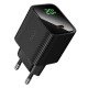 Мережевий USB зарядний пристрій HOCO CS82A PD20W USB-C Black на 1 порт USB Type-C із швидкою зарядкою PD