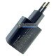 Сетевое USB зарядное устройство QOOVI B405 GaN Power Adapter C+U PD 45W Black на 2 порта USB+Type-C c быстрой зарядкой QC3.0 и PD