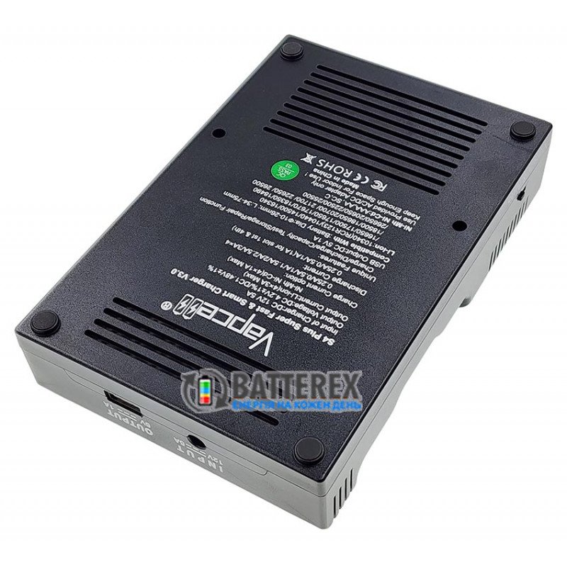 Універсальний зарядний пристрій Vapcell S4 Plus v3.0 для аккумуляторов Li-ion