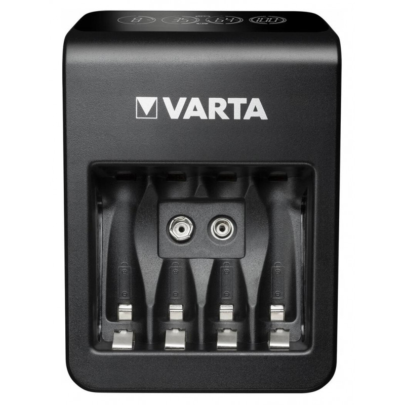 Зарядний пристрій Varta LCD Plug Charger Plus 57687 комплект АА акумулятори Varta 2100mah