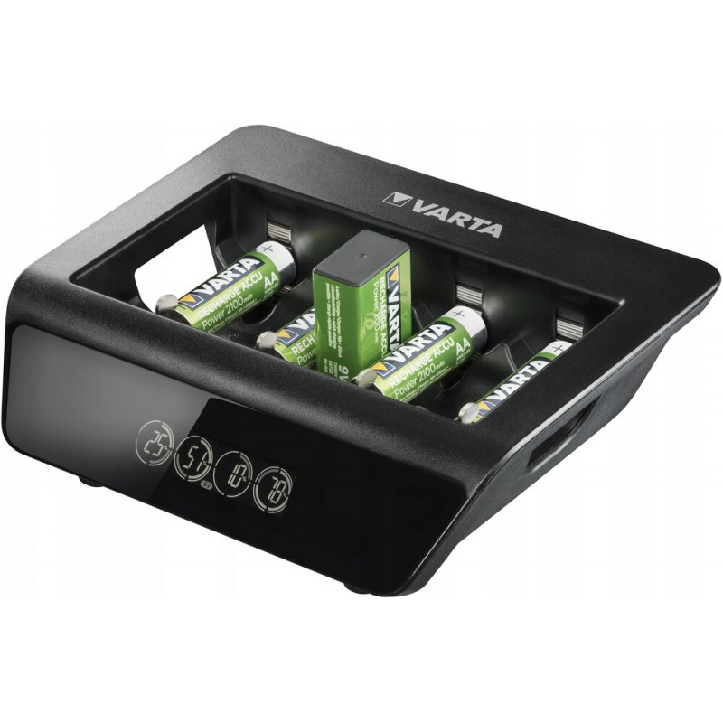 Універсальний автоматичний зарядний пристрій Varta LCD Universal Charger Plus 57688 для акумуляторів AA/AAA/C/D/Крона