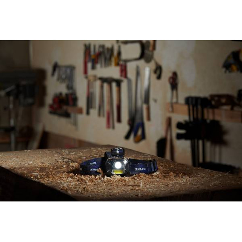 Налобный сенсорный фонарь Varta Work Flex Motion Sensor H20 150 люмен