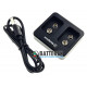Westinghouse WBC-012-DB - 2х-канальное USB зарядное устройство для аккумуляторов Крона Li-ion