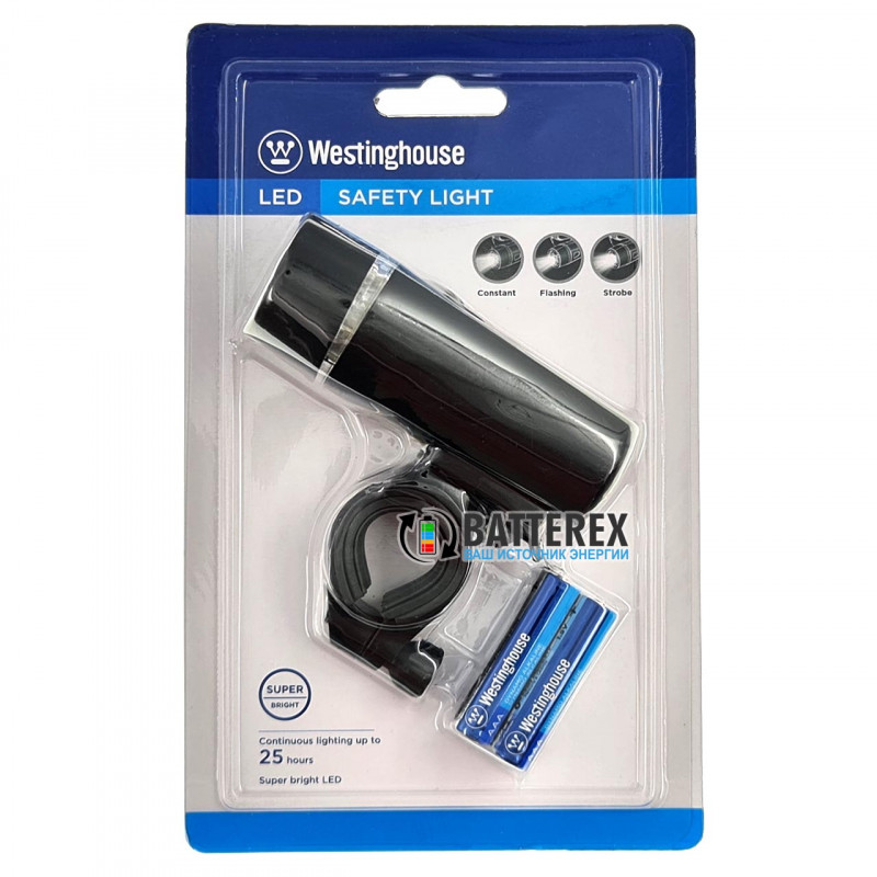 Фонарь велосипедный Westinghouse WF1509 + 4 батарейки ААА Westinghouse Alkaline