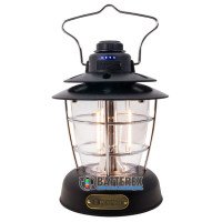 Westinghouse WF241 RETRO 6W LED Filament Black - кемпінговий ліхтар 400Lm, функція Повербанк, вбудована батарея 4000mAh, зарядка від USB Type-C, колір чорний