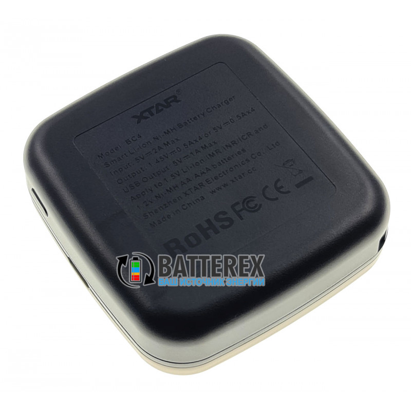 Зарядний пристрій XTAR BC4 для AA/AAA Li-ion 1.5V та NiMH 1.2V 