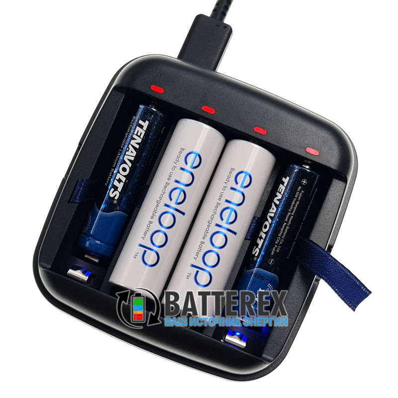 Зарядний пристрій XTAR BC4 для AA/AAA Li-ion 1.5V та NiMH 1.2V 