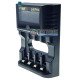 Зарядний пристрій XTAR L4 Pro для акумуляторів Li-ion 1.5V та NiMH 1.2V розмірів АА та AAA із розрядом та тренуванням