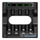 Зарядний пристрій XTAR L4 для акумуляторів Li-ion 1.5V та NiMH 1.2V розмірів АА та AAA