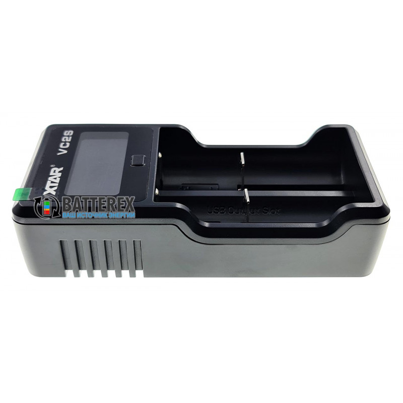XTAR VC2S - интеллектуальная 2х-канальная зарядка для аккумуляторов Li-Ion и NiMH