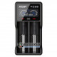 XTAR VC2S - интеллектуальная 2х-канальная зарядка для аккумуляторов Li-Ion и NiMH