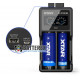 XTAR VC2S - интеллектуальная 2х-канальная зарядка для аккумуляторов Li-Ion и NiMH