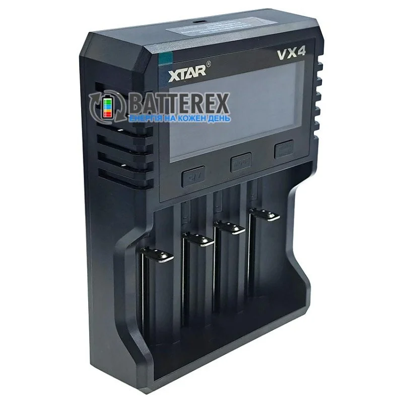 Зарядний пристрій XTAR VX4 із тестом ємності для Li-ion 1.5V