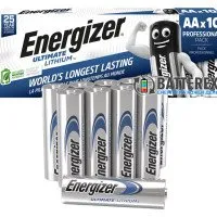 Батарейки літієві AA Energizer Ultimate Lithium L91 AA10 1.5V 3500mah, упаковка 10 шт.