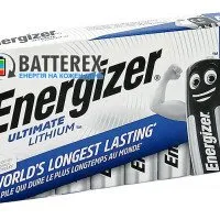 Батарейки літієві ААA Energizer Ultimate Lithium L92 AAA10 1.5V 1250mah, упаковка 10 шт.