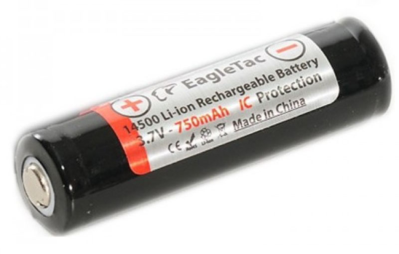 Аккумулятор 14500 EagTac 750mah с защитой