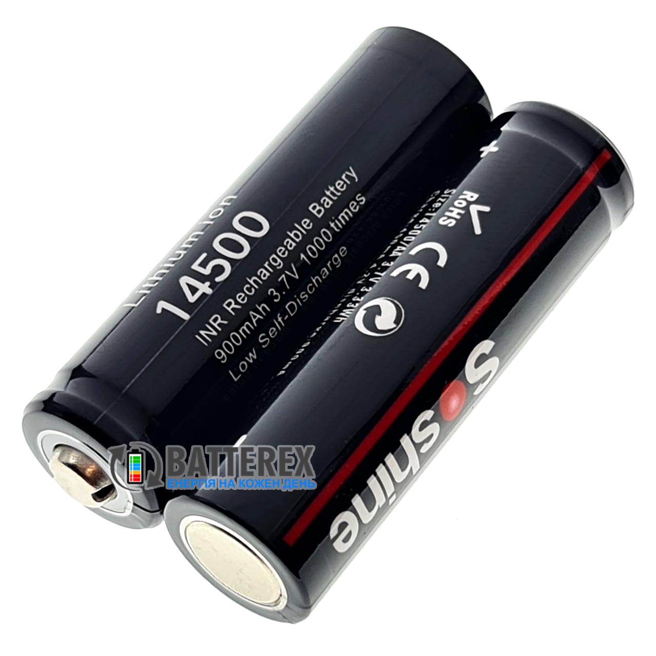 Аккумулятор Li-ion 14500 Soshine 900mah