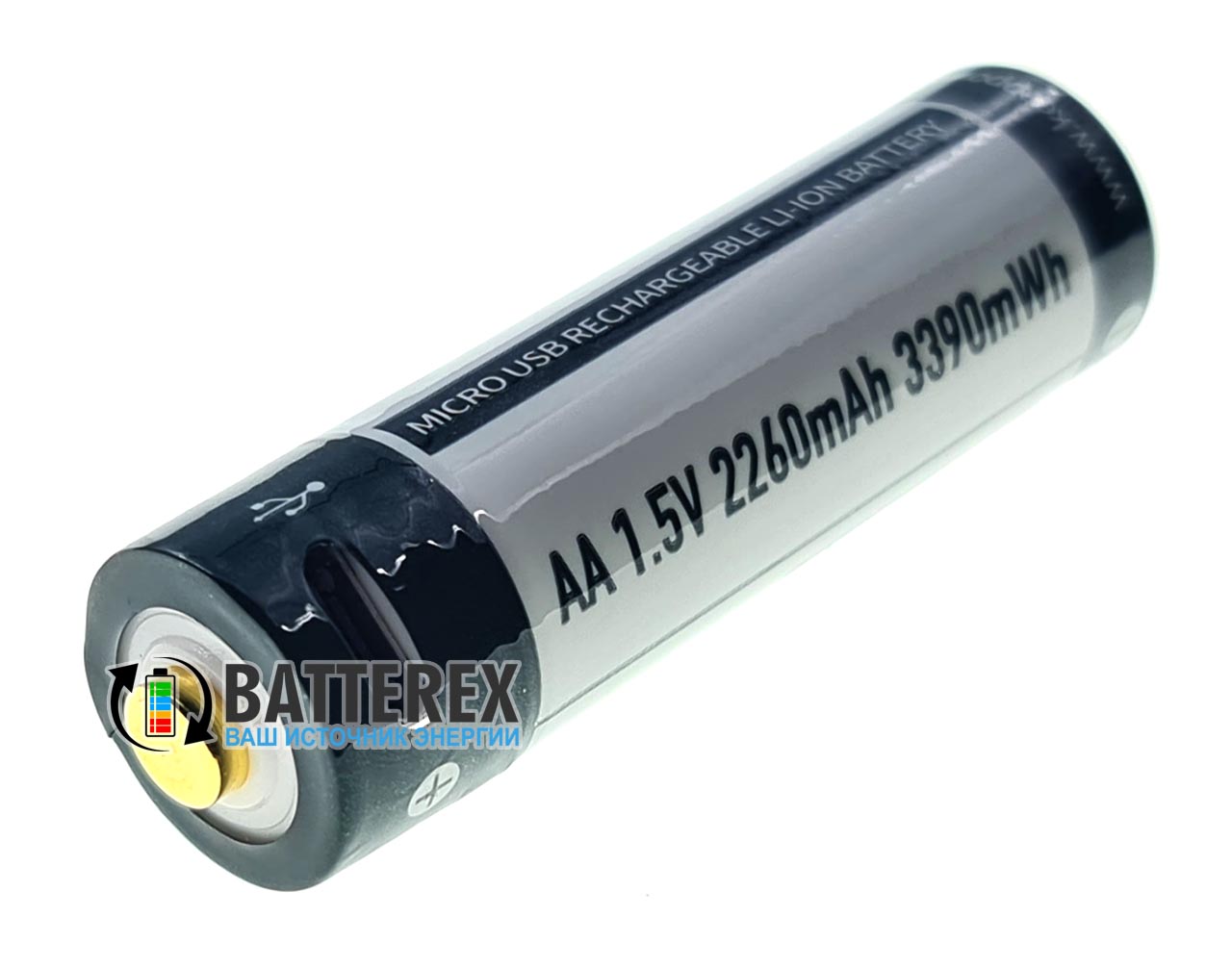 AA Li-ion Keeppower 2260mah 1.5V Protected micro USB
