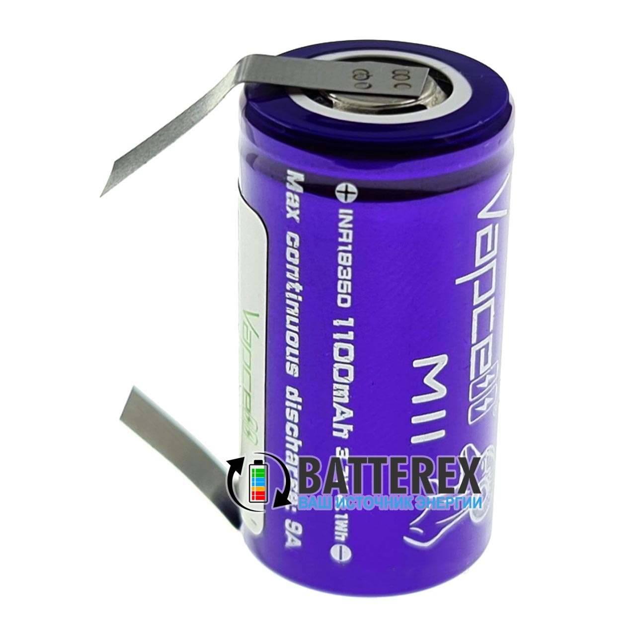купить 18350 Vapcell M11 INR 1100mah