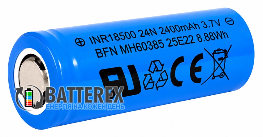 18500 Enercig INR18500 24N 2400mah 3.7V 7.2A