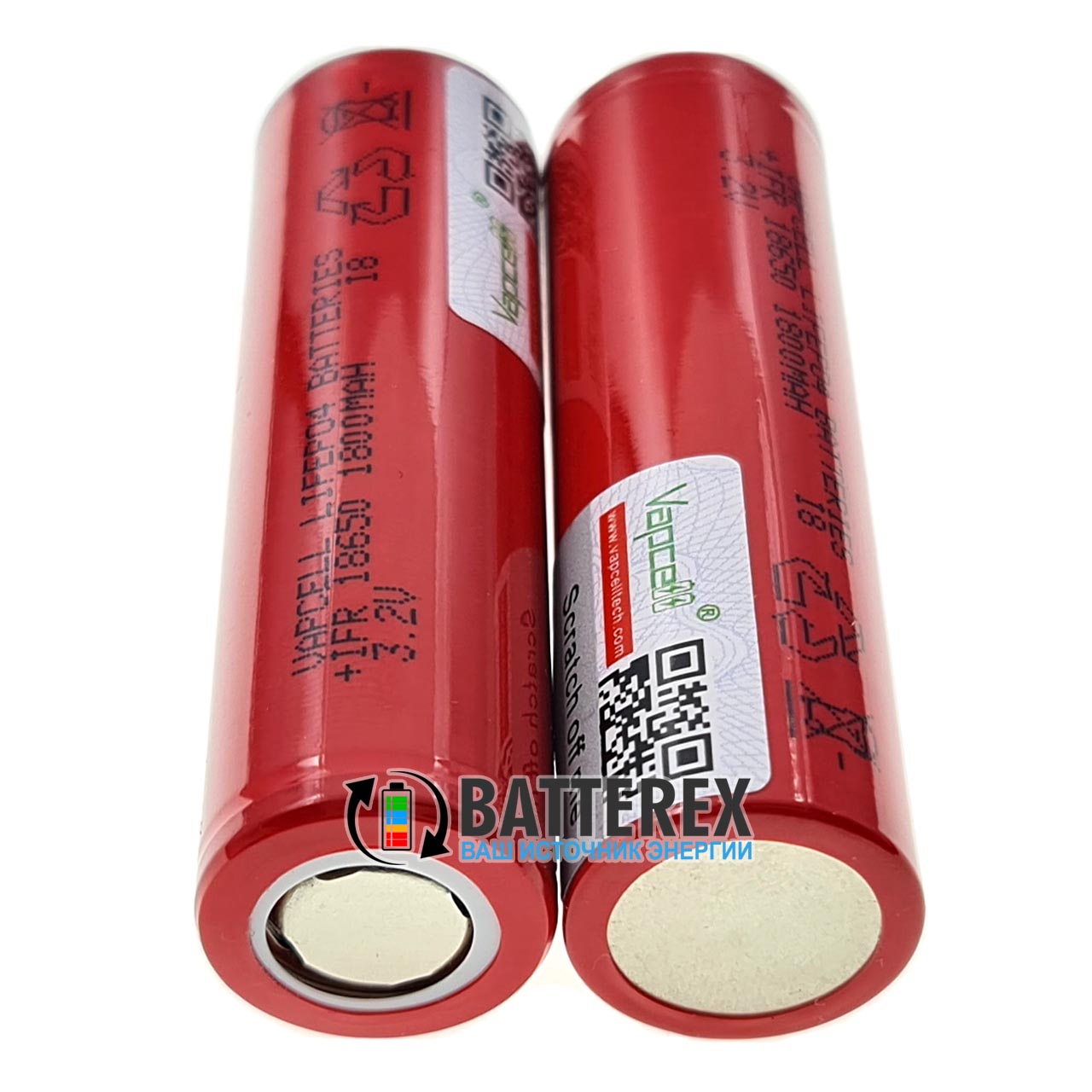 18650 Vapcell IFR 1800mah 3.2V LiFePO4