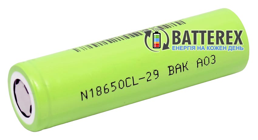 Аккумуляторы 18650 BAK N18650CL-29 2900mAh