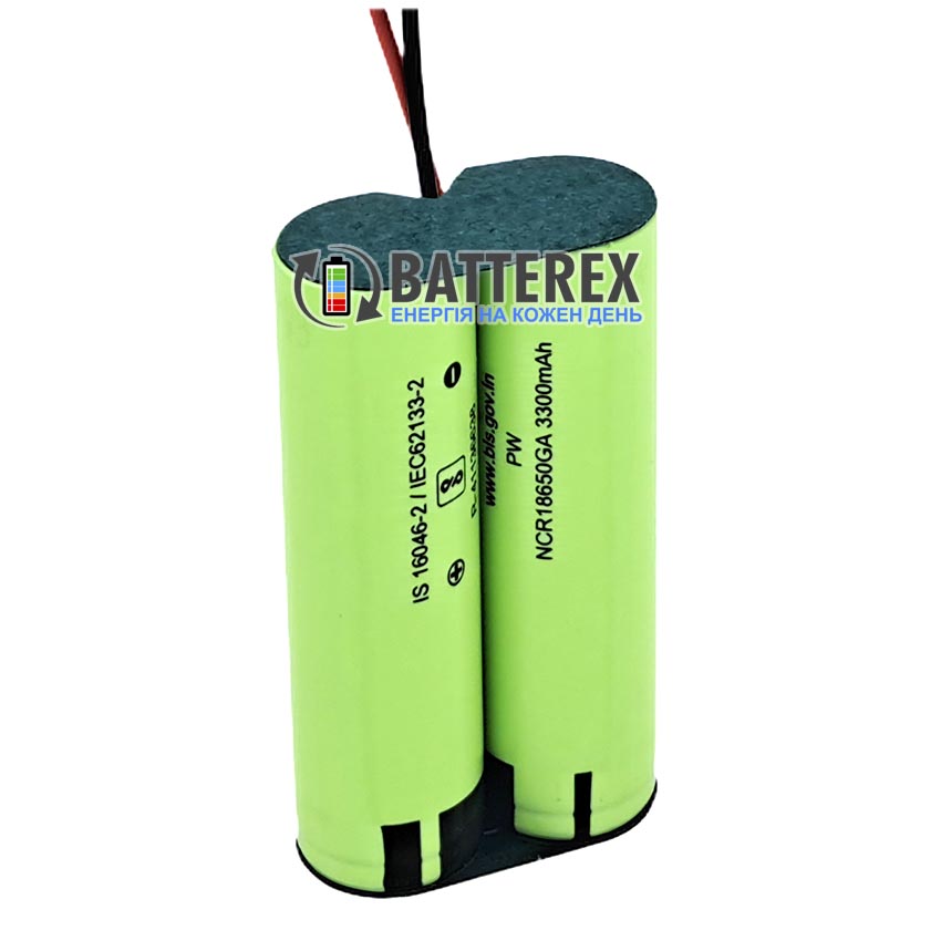 Сборка 1S2P 3.7V 7000mah с платой BMS из 2 аккумуляторов 18650 Panasonic NCR18650GA 3500mah