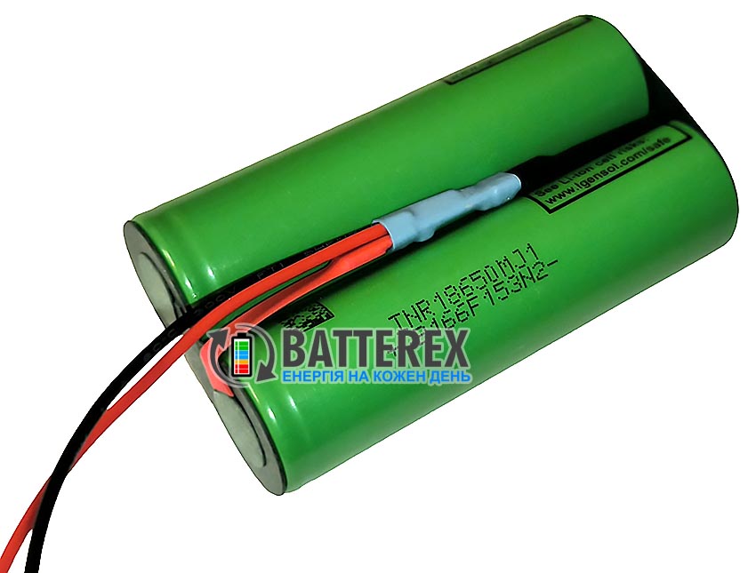 Збірка 1S2P 3.7V 7000mah 10A з платою BMS із 2 акумуляторів 18650 LG MJ1 3500mah для музичної колонки, для ліхтаря