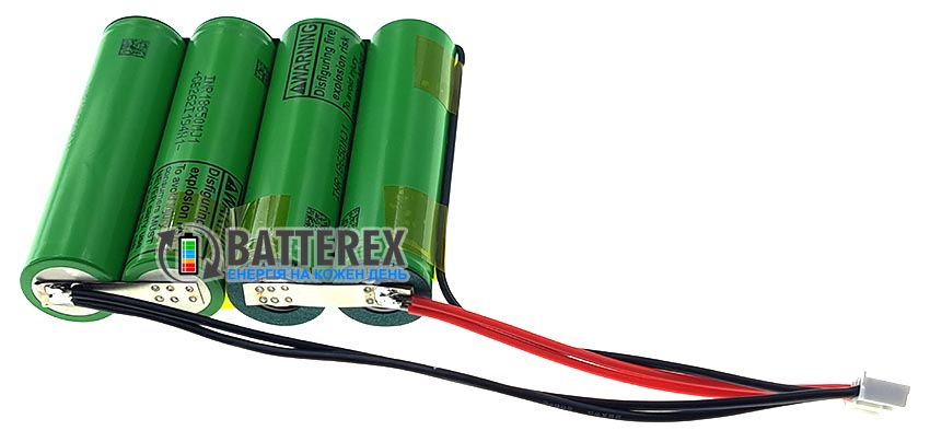 Акумуляторна збірка батарея для UPS роутера 2S2P 8.4V 7000mah із дротами та конектором 5-pin із 4х акумуляторів 18650 LG INR18650 MJ1 3500mah