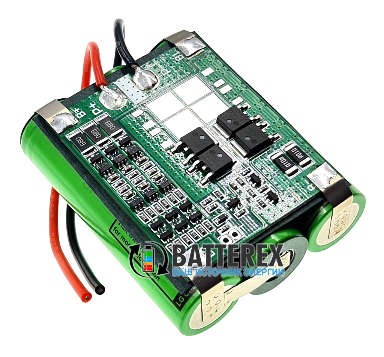 Аккумуляторная сборка 3S 12V 10A 3500mah с платой BMS 3S FL15A с балансировкой