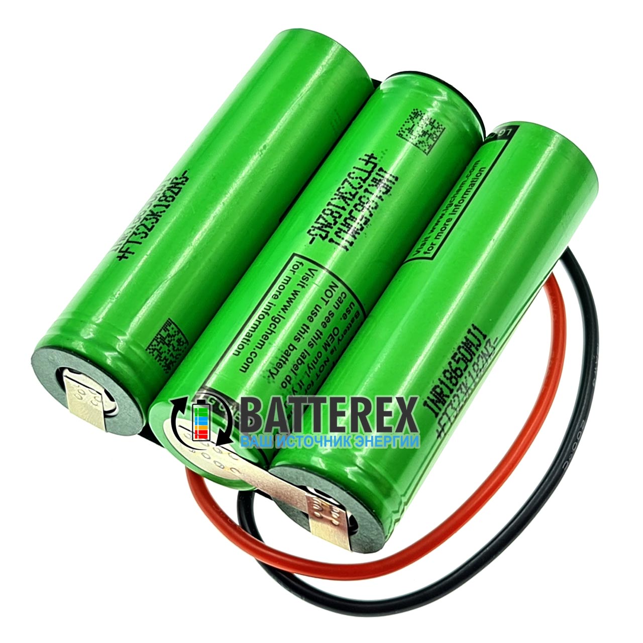 батарея 18650 3S 12V 10A 3500mah с платой BMS 3S FL15A с балансировкой