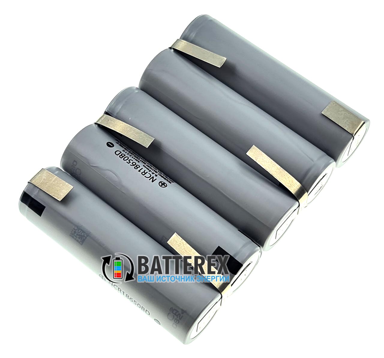 Сборка 5S 18.5-21V 10A 3200mah из 5 аккумуляторов 18650 Panasonic NCR18650BD 3200mah