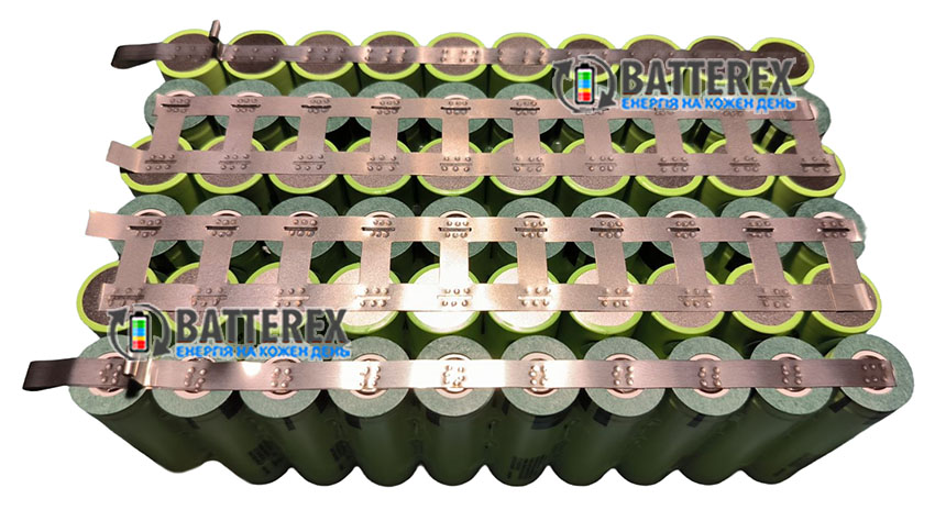 Сборка 6S10P 35000mah 21.6-25.2V 100A
